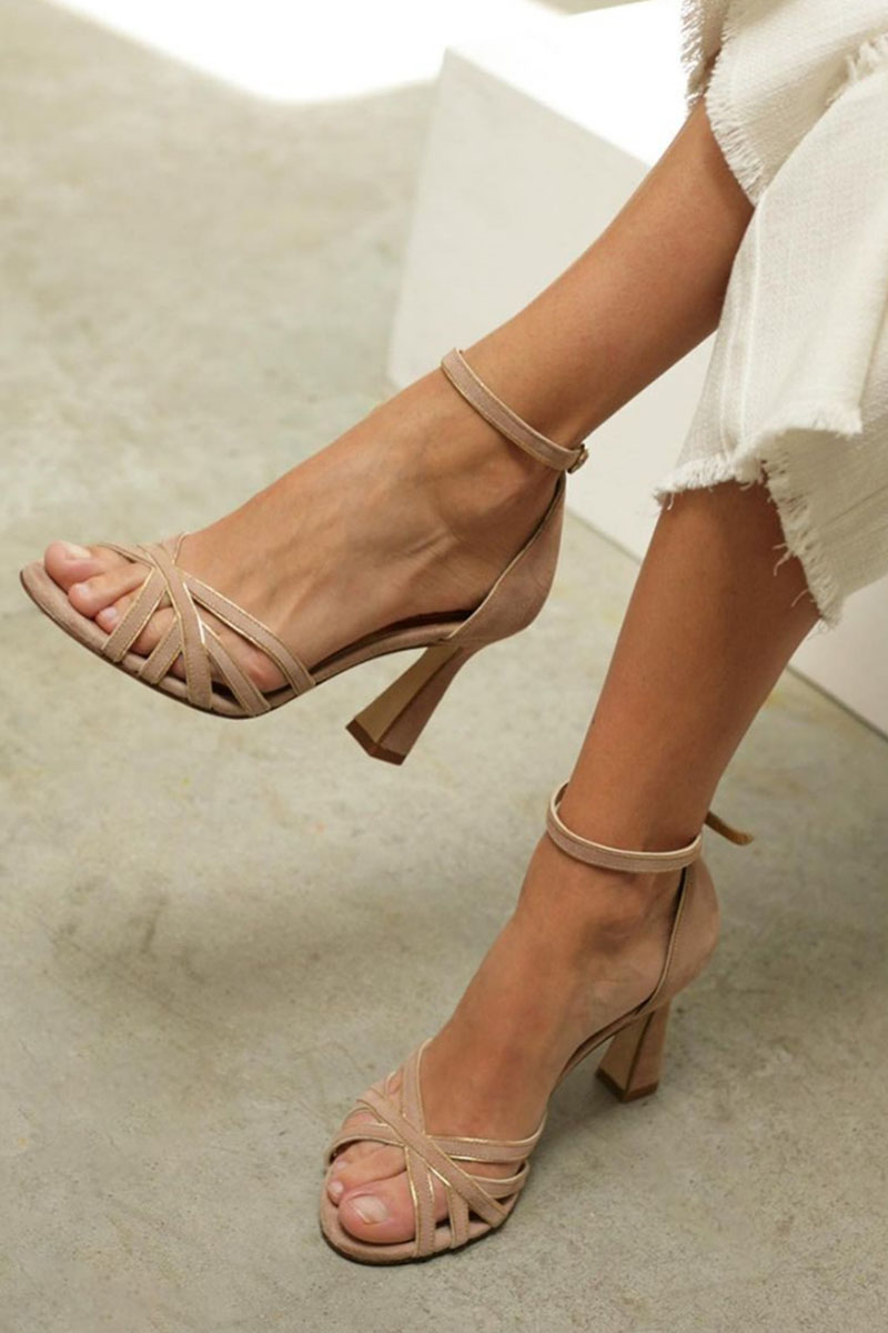 Monica - Patchwork Heels