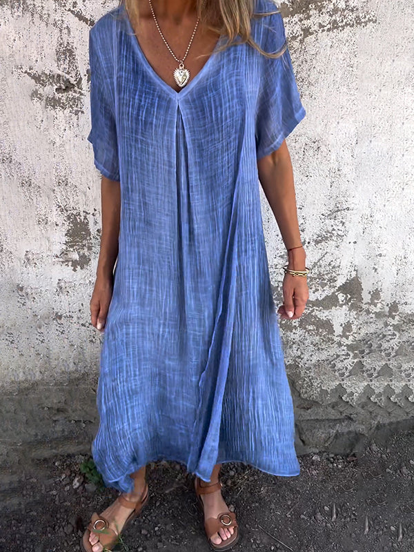 Lena | Summer Linen Dress for Everyday Wear