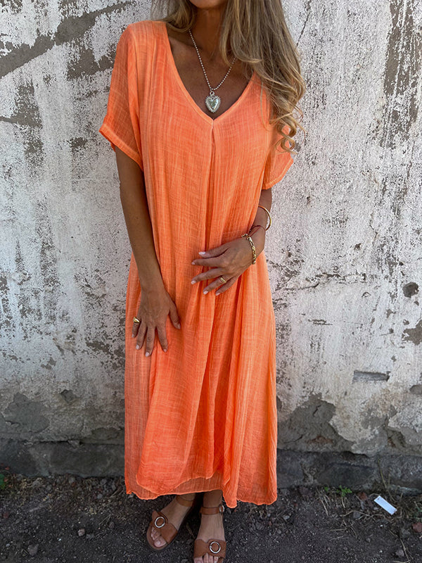 Lena | Summer Linen Dress for Everyday Wear