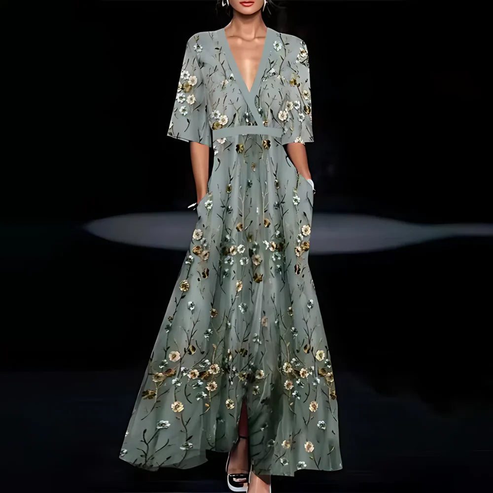 Quendolin | Dress with floral print