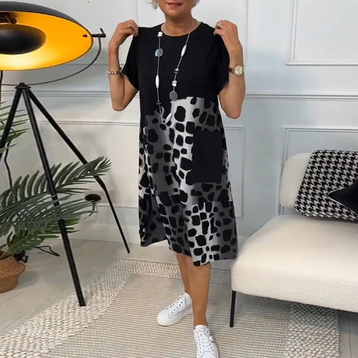 Lina | Breezy Summer Dress with Round Neckline