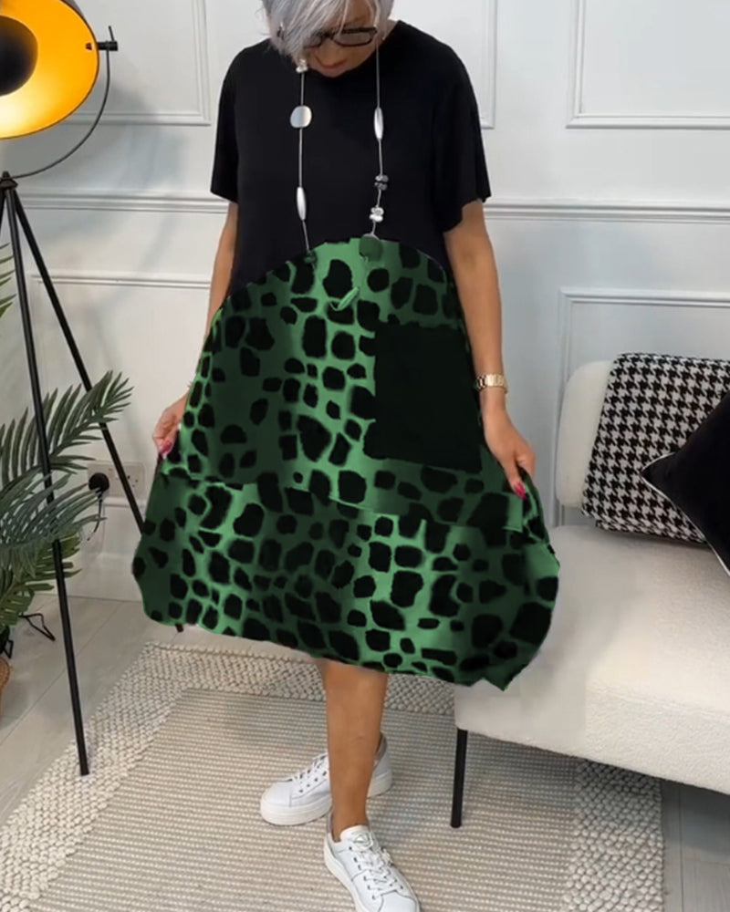 Lina | Breezy Summer Dress with Round Neckline
