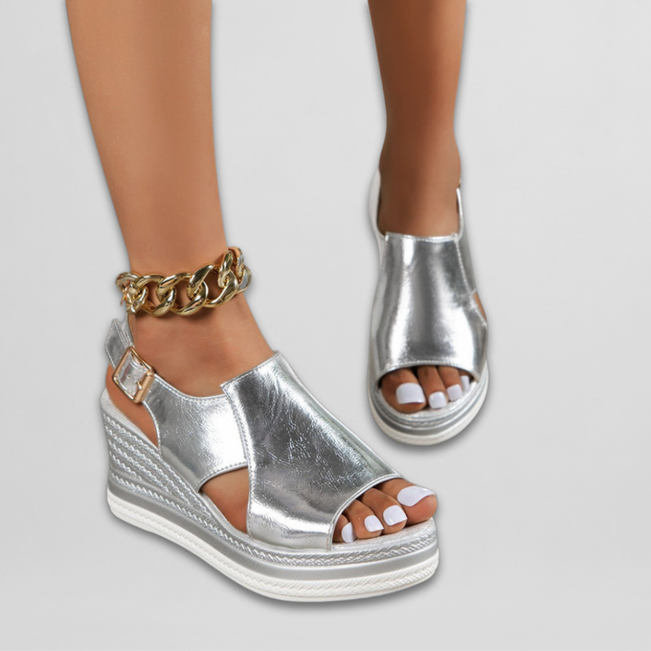Rea | Shimmering Summer Wedges