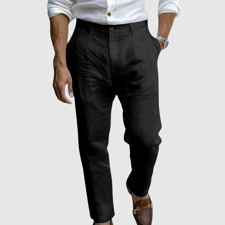 Saint - Tropez Chic Linen Pants