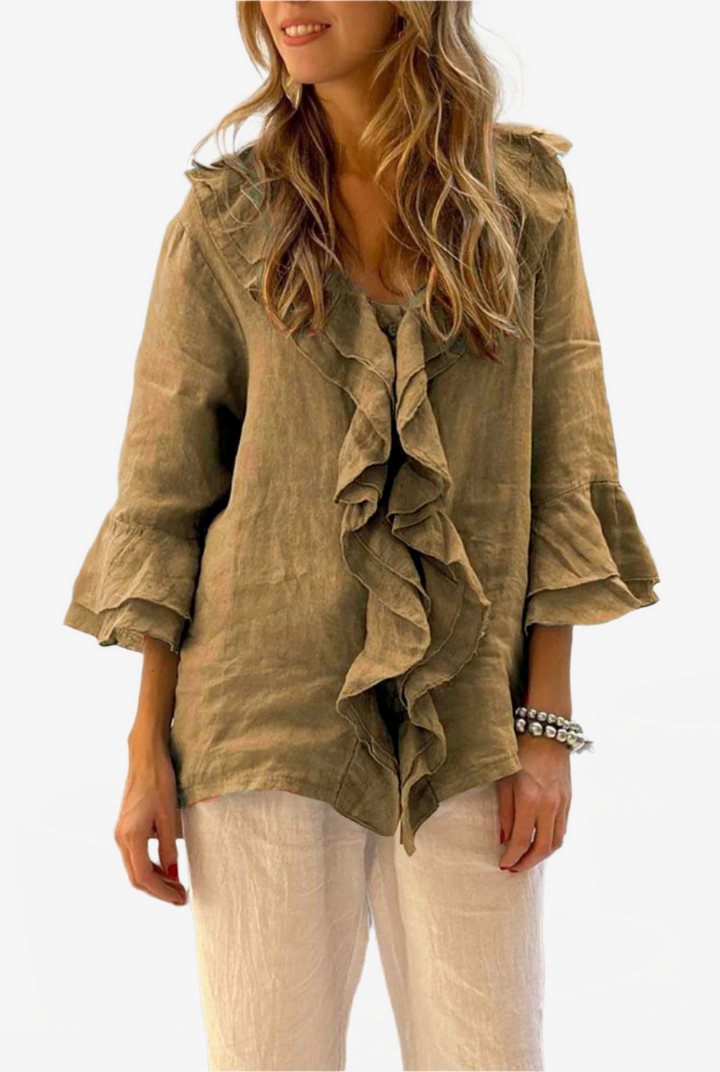 Lena | Ruffled Shirt