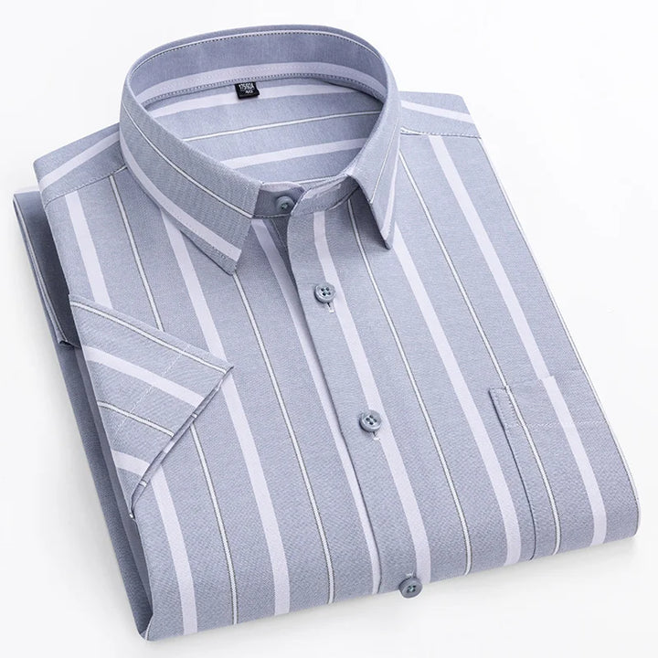 Short-Sleeved Cotton Shirt