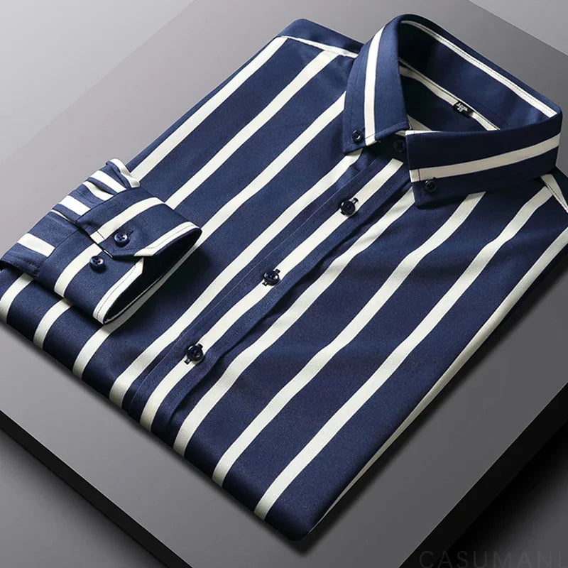 Casual Striped Men's Shirt