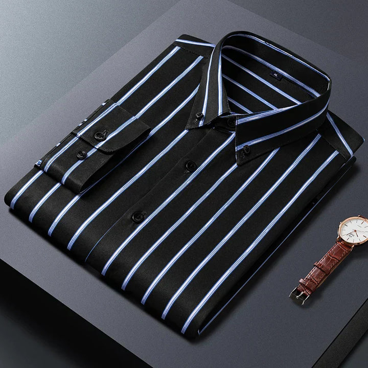 Elegant Striped Men's Shirt