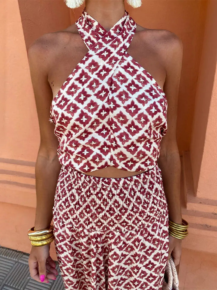 Mickay  | Elegant Off-Shoulder Midi Dress