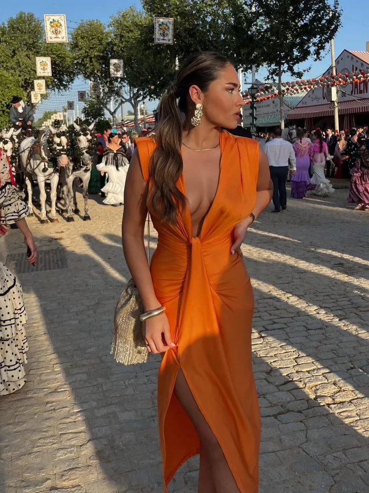 Moriah  | Elegant Pleated Dress