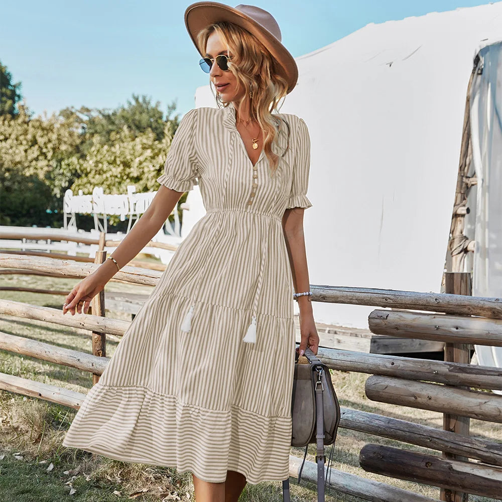 Léna | Relaxed Fit Summer Shirt Dress