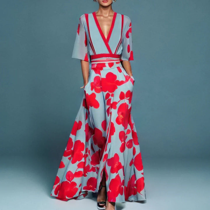 Quendolin | Dress with floral print