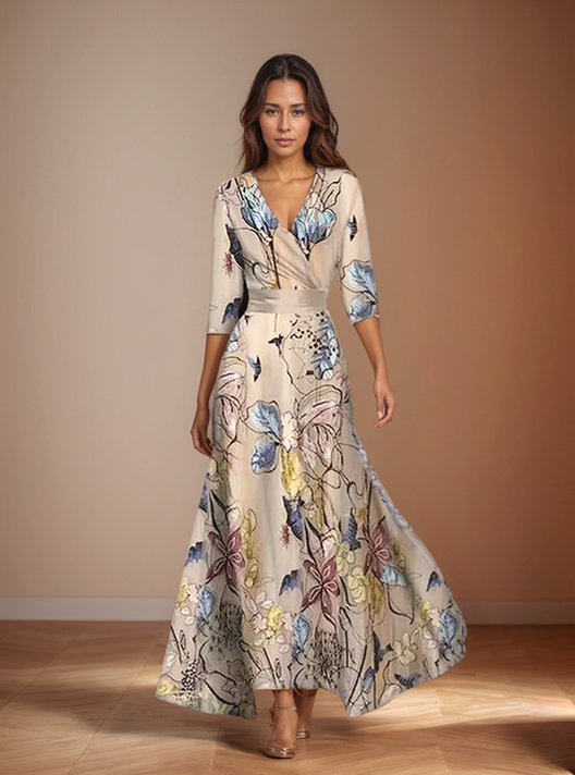 Quendolin | Dress with floral print