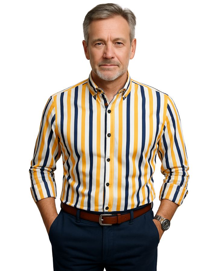 Casual Striped Men's Shirt