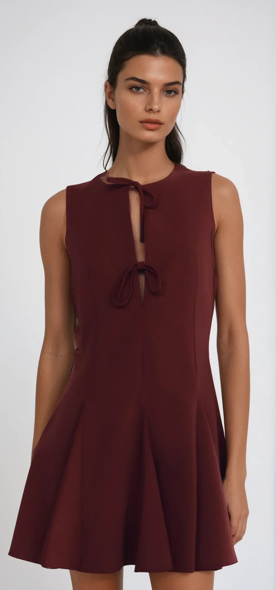 AGNESE  | Elegant Pleated Dress
