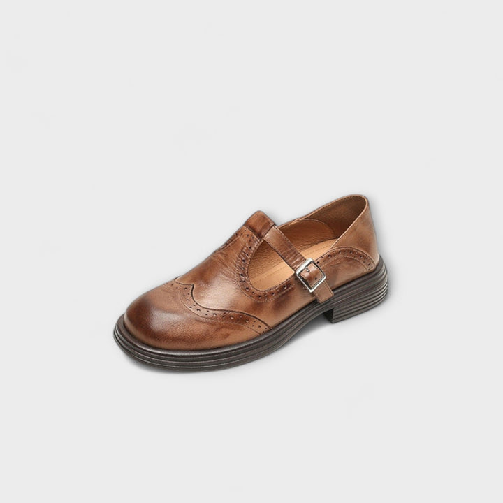 Janine | Leather Mary Jane Shoes