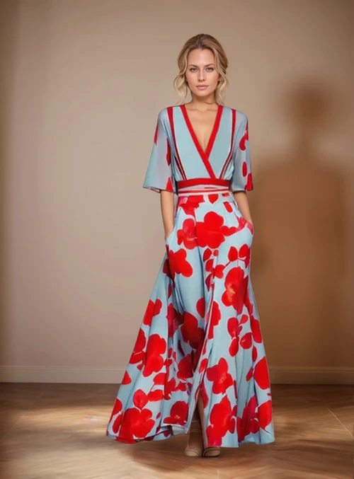 Quendolin | Dress with floral print