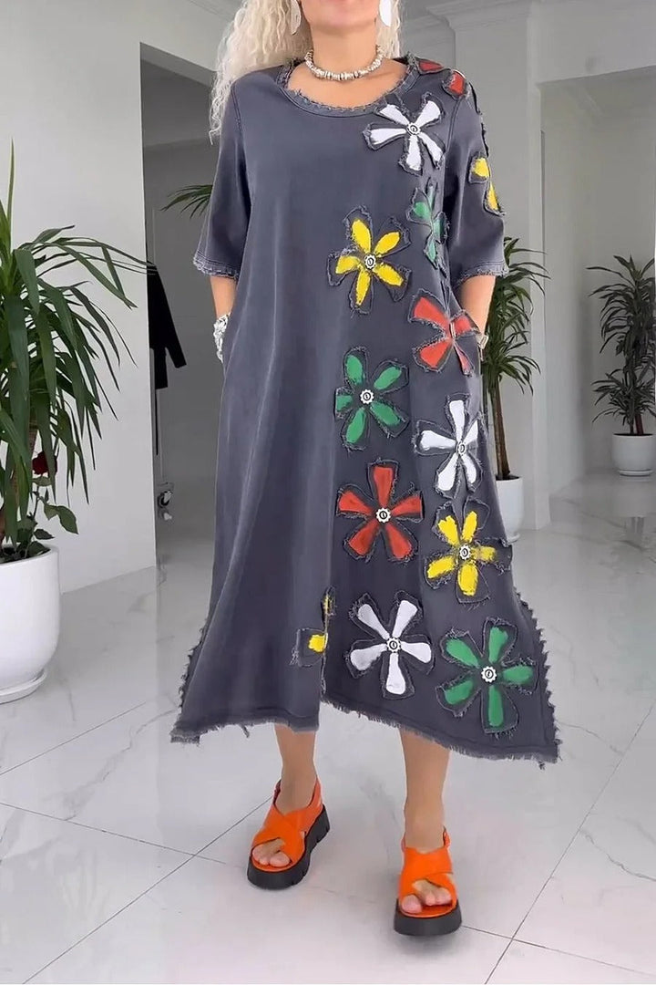 Sukien | Women's dress with floral pattern
