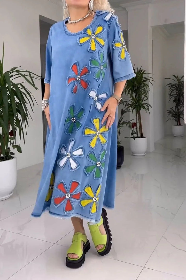 Sukien | Women's dress with floral pattern