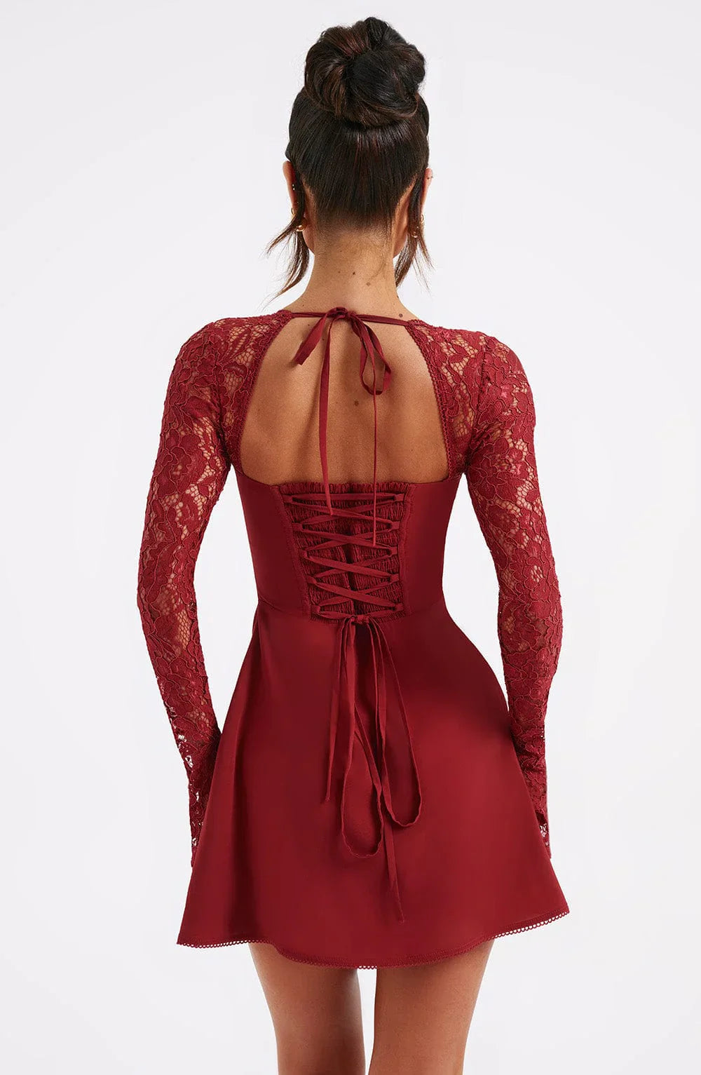 ANASTASIA  | Elegant Lace Short Dress