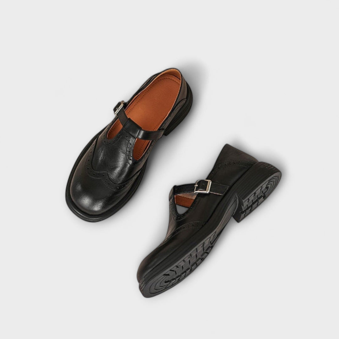 Janine | Leather Mary Jane Shoes