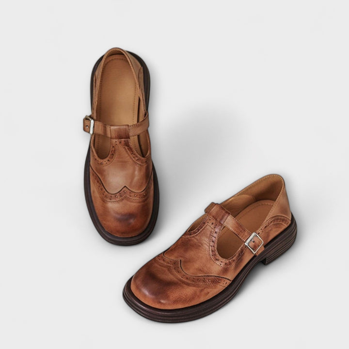 Janine | Leather Mary Jane Shoes
