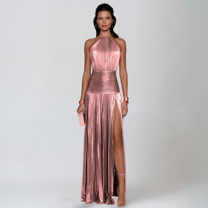 NEFIRA  | Long Metallic Dress