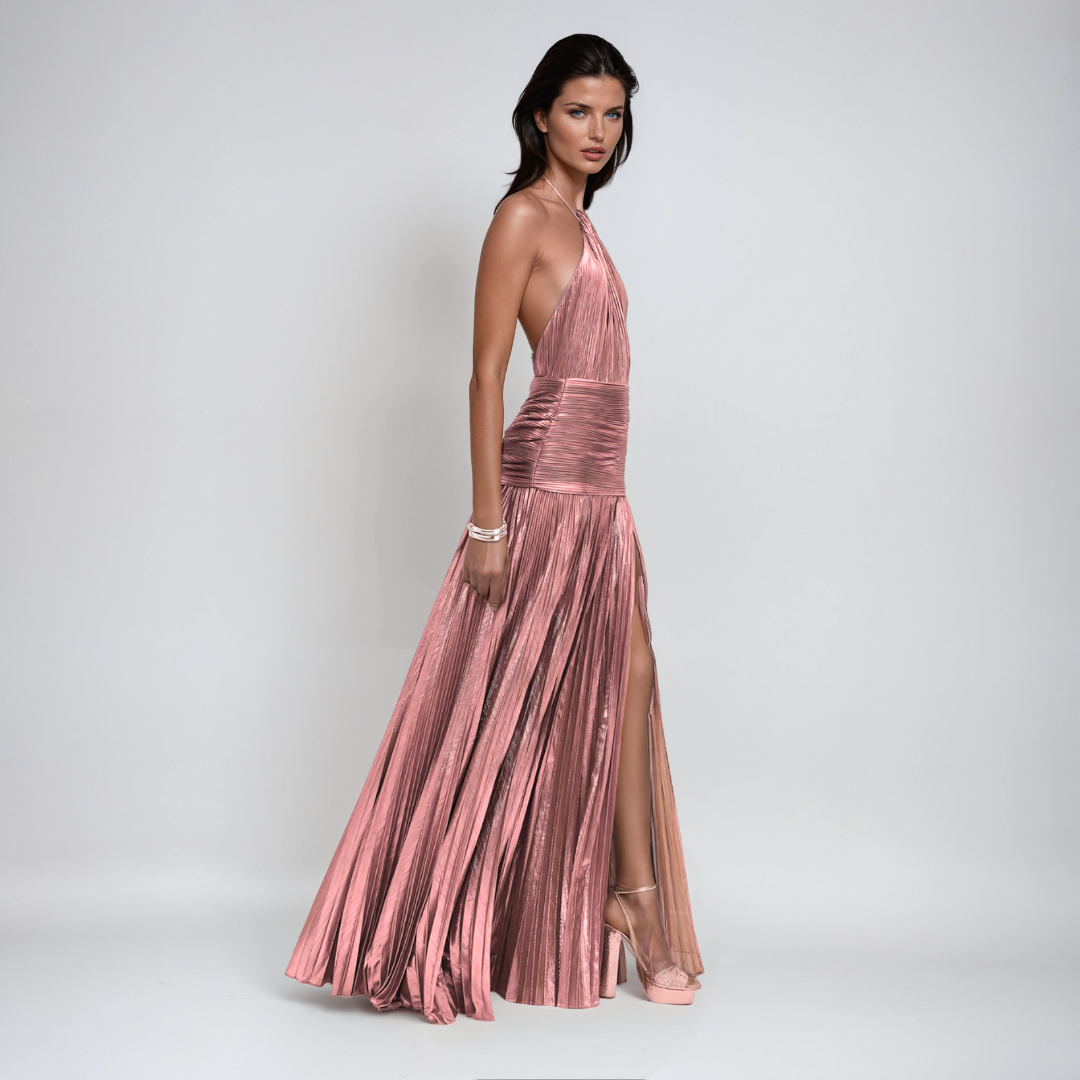 NEFIRA  | Long Metallic Dress