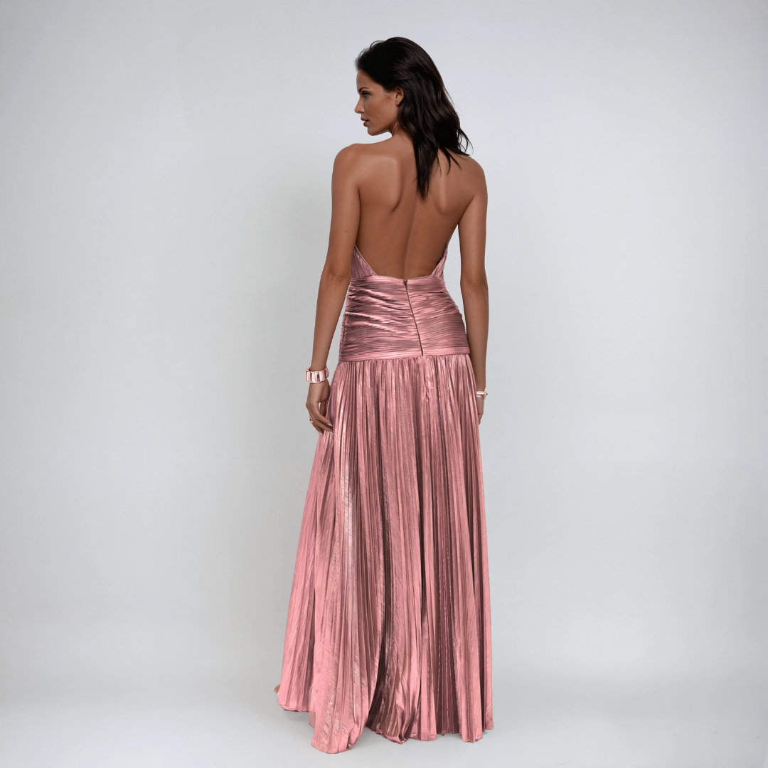 NEFIRA  | Long Metallic Dress