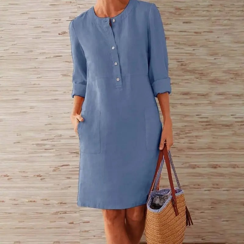 Lena | Knit Dress with Long Sleeves