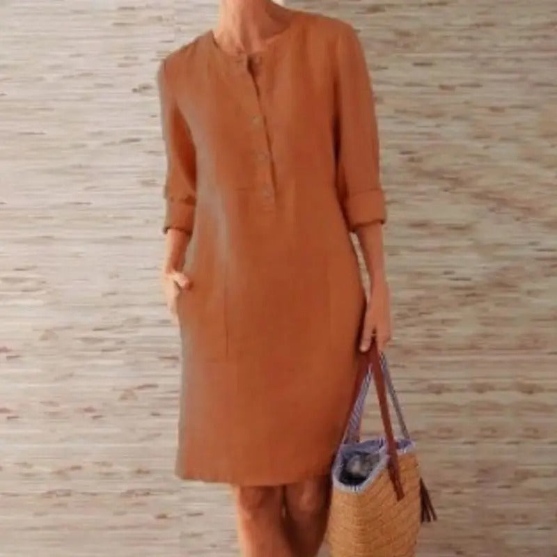 Lena | Knit Dress with Long Sleeves
