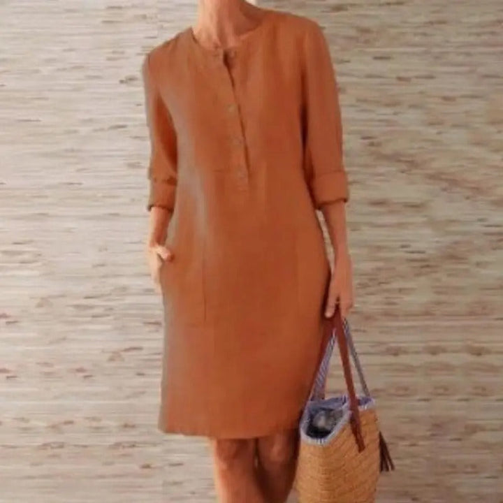 Lena | Knit Dress with Long Sleeves